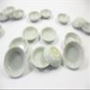 10x30 mm White Round Bowls Dollhouse Miniatures Ceramic Supply Deco 13268 view 1