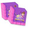 Gymnastics Star Birthday Party Supplies Set Plates Napkins Cups Tableware Kit for 16 view 4