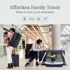 Guava Family Travel Crib Includes Lightweight Backpack Design | Certified Baby Safe Portable Crib | Folding Play Yard, Comfy Mattress for Babies, Toddlers | Compact Baby Travel Bed view 2
