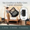 Guava Family Travel Crib Includes Lightweight Backpack Design | Certified Baby Safe Portable Crib | Folding Play Yard, Comfy Mattress for Babies, Toddlers | Compact Baby Travel Bed view 4
