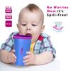 Wow Cup for Kids Original 360 Sippy Cup, Pink with Blue Lid, 9 oz view 4