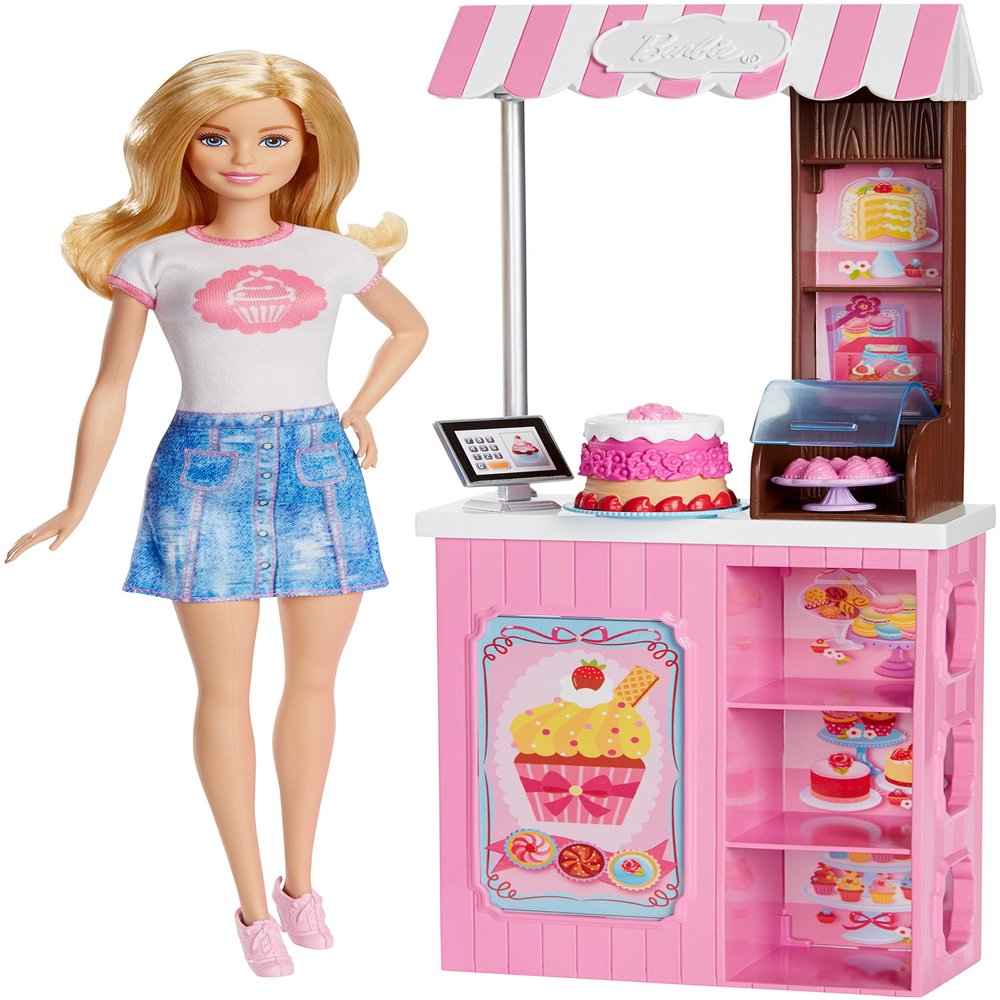 Barbie Careers Bakery Shop Playset with Blonde Doll