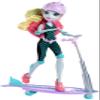 Monster High Surf-To-Turf Scooter Vehicle with Lagoona Blue Doll view 1