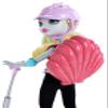 Monster High Surf-To-Turf Scooter Vehicle with Lagoona Blue Doll view 3