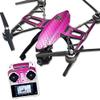 MightySkins Skin Compatible with Yuneec Q500 & Q500+ Quadcopter Drone wrap Cover Sticker Skins Pink Diamond Plate view 1
