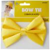 Amscan Yellow Fabric Bow Tie - 3.25" x 6" (Pack of 1) - Stylish & Versatile Accessory for Every Occasion, Parties & Events view 1