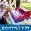 Learning Resources Pretend & Play Calculator Cash Register Toy - Gift for Kids, Toddler Toys, Play Money & Credit Card, Shopping Store Playset, Educational Preschool Activities view 3