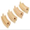 BRIO World 33337 - Premium 4-Piece Short Curved Tracks - Wooden Train Toy Set for Kids & Toddlers | Age 3+ | Versatile & Compatible | FSC-Certified Sustainable Wood | Child ASIN B08J88V5QW view 2