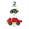 BRIO World 33528 - Reliable Tow Truck - Wooden Toy Train Accessory for Kids Aged 3+ | Magnetic Coupling | Compatible with Other Railway Toys | FSC-Certified Beech Wood view 2