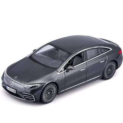 Maisto Mercedes-Benz EQS Gray Metallic Special Edition Series 1/27 Diecast Model Car