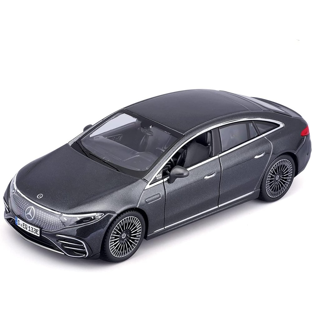 Maisto Mercedes-Benz EQS Gray Metallic Special Edition Series 1/27 Diecast Model Car