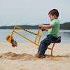 Big Dig Toy Excavator Ride, Sandbox Digger w/ 360 Rotation Base for Kids Ages 3 & Up, Yellow - Outdoor Playground and Sand Beach Construction Riding Toys for Children view 2