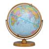 Pioneer 12" Diameter Globe, USA Cartography with Raised Mountain Relief and Sturdy Metal Base. Get a closer look at the world, thanks to the gyro-matic mounting that swings up or down to bring any area into closer view. Vivid colors help to easily di view 1