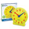 Learning Resources Big Time Learning Clock - Teacher Classroom Must Haves, Elementary School & Montessori Activities, Math Manipulatives, Time Flash Cards, Gifts for Boys and Girls view 1