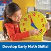 Learning Resources Big Time Learning Clock - Teacher Classroom Must Haves, Elementary School & Montessori Activities, Math Manipulatives, Time Flash Cards, Gifts for Boys and Girls view 3