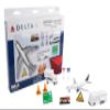 Daron Delta Airlines 12 Piece Playset (Color of the content may Vary) view 1