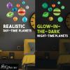 Great Explorations, 3-D Solar System Glow In The Dark Ceiling Hanging Kit 3D Planets and Star Stickers Create the Milky Way Teach Science STEM view 4