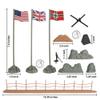 BMC WW2 D-Day Plastic Army Men - Invasion of Normandy 114pc Boxed Playset view 4