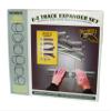 Bachmann Trains SnapFit EZ TRACK LAYOUT EXPANDER SET NICKEL SILVER Rail With Grey Roadbed HO Scale, Medium view 1