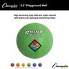 Champion Sports Rhino Playground Balls 8.5"D - Two Ply, Nylon Wound, GREEN view 4