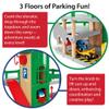 BRIO World Parking Garage - 7-Piece Wooden Toy Garage with 2 Cars, 1 Transporter Wagon, and Wooden Ramp Tracks - Works with All BRIO Train Sets - FSC-Certified - Sparks Creativity & Fun - Ages 3 & Up view 3