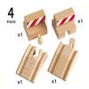 BRIO World 33385 - Stop and Ramp Track - 4 Piece Wooden Toy Train Accessory for Kids Ages 3 and Up view 3