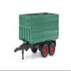 Bruder Toys - Agriculture Realistic Tandemaxle Tipping Trailer with Removeable Top and Compatible with Some Bruder Tractors - Ages 3+ view 1