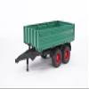 Bruder Toys - Agriculture Realistic Tandemaxle Tipping Trailer with Removeable Top and Compatible with Some Bruder Tractors - Ages 3+ view 2