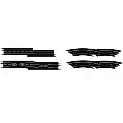 Carrera Of America Digital/Evolution Extension Set, 8-Piece , Black
