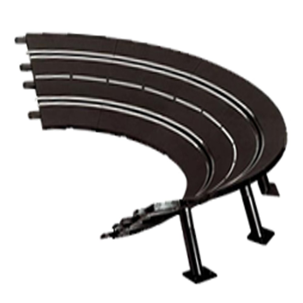 Carrera 20574 High Banked Curve 1/30, 6 Pieces - Digital 124/132 & Analog