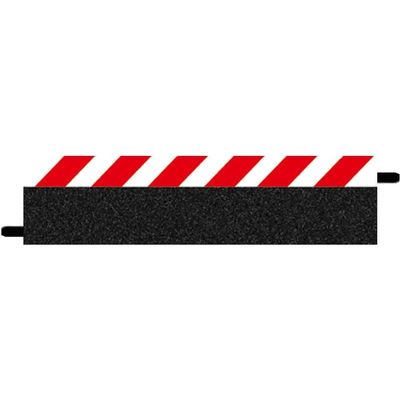 Carrera Digital 124 20560 Outside Shoulder for Straight, 6 pcs.