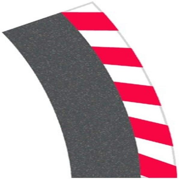 Carrera 20020564 Outer Edge Strip for steep Curve 1/30 (6), end Pieces (2) Slot Car Track Accessory