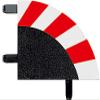 Carrera 20020566 Outside Shoulder high banked Curve 3/30 (6), end Piece (2) Slot Car Track Accessory view 3
