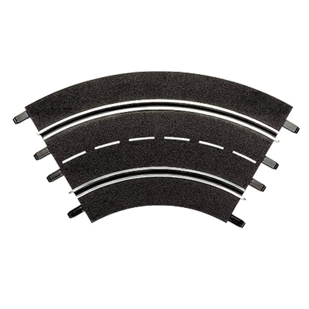 Carrera 20571 Curve 1/60 3-piece add on expansion accessory set compatible with Evolution, Digital 132, and Digital 124 slot car tracks