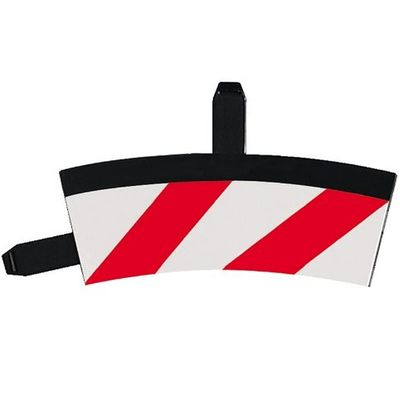 Carrera 20020569 Red/White Inside Shoulder Strip (x6) & End Piece (x2) for 1/30 Banked Curve-1:24 Track Slot Car Accessory