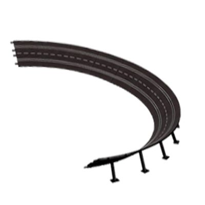 Carrera 20020579 High banked Curve 4/15, 12 pcs Slot Car Track Accessory