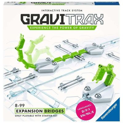 Ravensburger GraviTrax Bridges Expansion Set - Innovative Marble Run | STEM Toy for Age 8 and Up | Extension for 2019 Toy of The Year Finalist GraviTrax | ASIN 26169