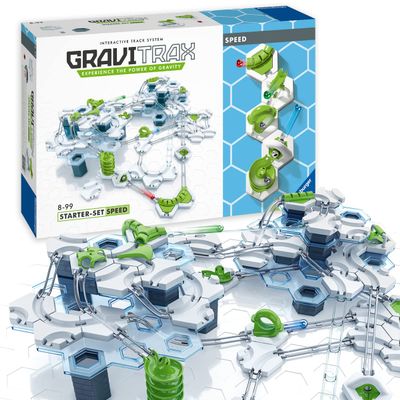 Ravensburger GraviTrax Ravensburger Speed Starter Set - Marble Run, STEM and Construction Toys for Kids Age 8 Years Up - Kids Gifts
