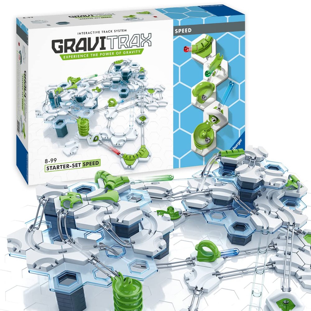 Ravensburger GraviTrax Ravensburger Speed Starter Set - Marble Run, STEM and Construction Toys for Kids Age 8 Years Up - Kids Gifts