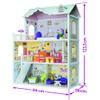 Eichhorn 100002510 Wooden Doll, House, Villa, Colourful view 2