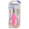 Westcott 13594 Left-Handed Scissors, Hard Handle Kids' Scissors, Back to School, Classroom Supplies, Ages 4-8, 5-Inch Blunt Tip, Color Varies view 2
