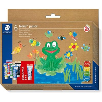 Staedtler Noris Club Mali 8816, Finger Paint, 6 Colours