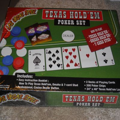 LAS Vegas Style Texas Hold 'EM Poker Set