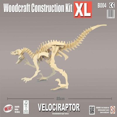 Velociraptor XL QUAY Woodcraft Construction Kit FSC