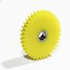 Integy AKA Pro Delrin Motor Pinion 0.125 Bore 64 Pitch 35T view 1