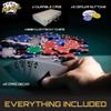 Fat Cat 11.5 Gram Texas Hold 'em Claytec Poker Chip Set with Aluminum Case, 300 Striped Dice Chips view 2
