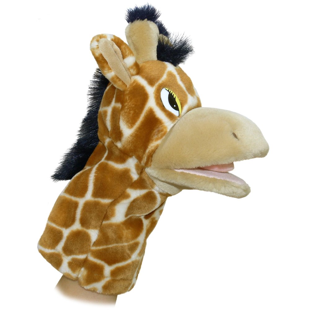 Aurora Interactive Hand Puppet Jolie Stuffed Animal - Storytelling Adventures - Playful Learning - Brown 10 Inches