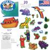 Little Folk Visuals Beginners Bible: Noah's Ark Precut Felt Pieces, 20 Pieces Set view 2