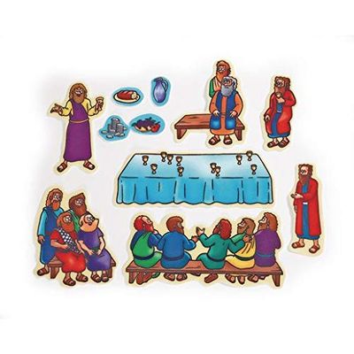 Little Folk Visuals Beginners Bible: Last Supper Precut Felt Pieces, 11 Pieces Set
