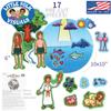 Little Folk Visuals Beginners Bible: Creation Precut Felt Pieces, 17 Pieces Set view 2